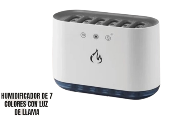 HUMIDIFICADOR ULTRASONICO DE 7 COLORES